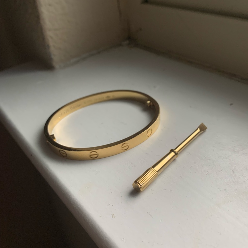 Cartier gold love bracelet